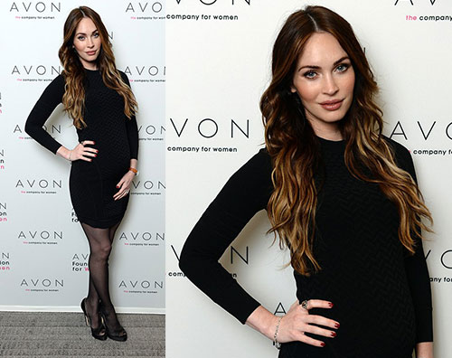 megan brian2 Megan Fox sfoggia il pancione sul red carpet