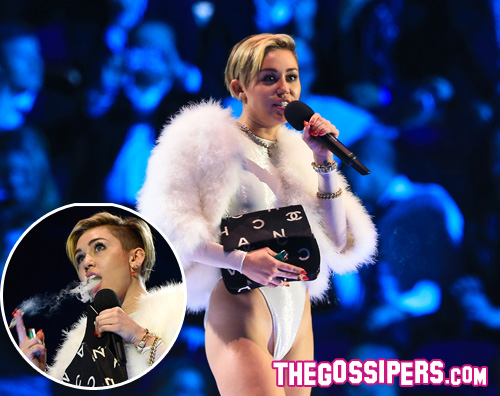 miley ema2 Miley Cyrus parla della canna fumata agli EMAs