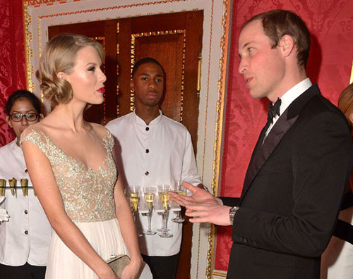 swift william Taylor Swift incontra il Principe William