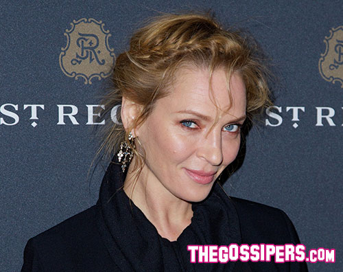 uma1 Uma Thurman madrina di uninaugurazione a NY