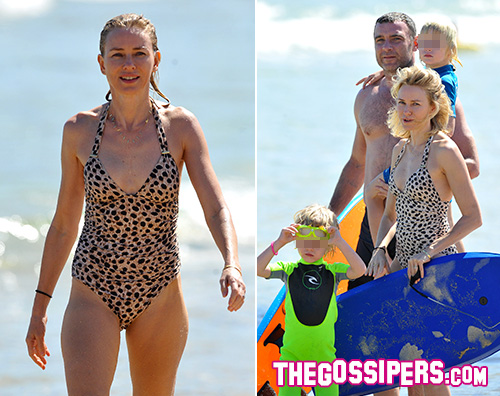 NaomiWatts Naomi Watts in vacanza con la famiglia