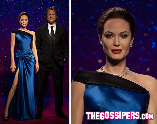 brange2 Angelina e Brad di cera al Madame Tussauds