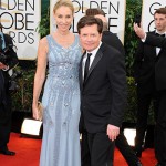 TracyPollan MichaelJFox 150x150 Golden Globes 2014: le foto dal red carpet