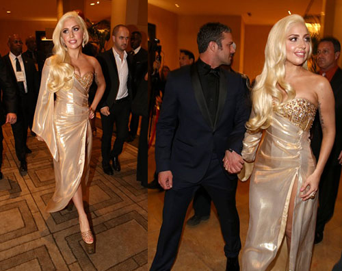 gagakinney3 Lady Gaga innamorata al party Universal