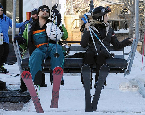 Joshua e Diane insieme sulle piste da sci jackson kruger sci Joshua e Diane insieme sulle piste da sci