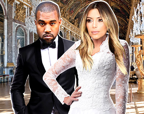 kimkanye1 Kim e Kanye sposi a Versailles?