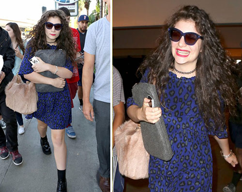 lorde Lorde arriva a Los Angeles in vista dei Grammy Awards