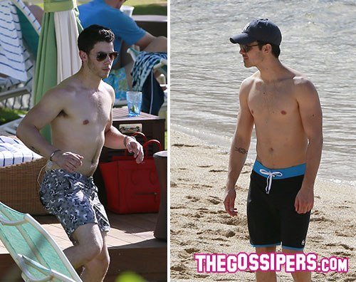 nickjoe2 Vacanze alle Hawaii per Joe e Nick Jonas