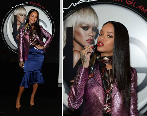 rihannaglam Rihanna lancia la linea Viva Glam