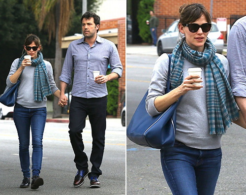 Jennifer e Ben Jennifer Garner e Ben Affleck a pranzo insieme