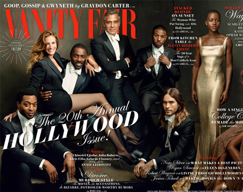 VanityFair1 Julia Roberts e gli altri protagonisti di Vanity Fair Hollywood Issue