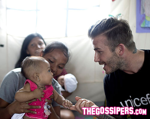 David Beckham nelle Filippine con lUnicef beckham21 David Beckham nelle Filippine con lUnicef