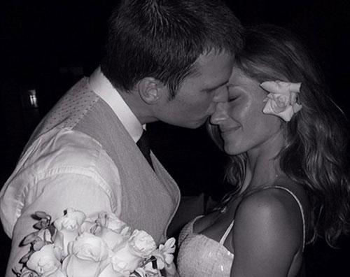 brady bundchen Gisele Bundchen festeggia lanniversario di matrimonio