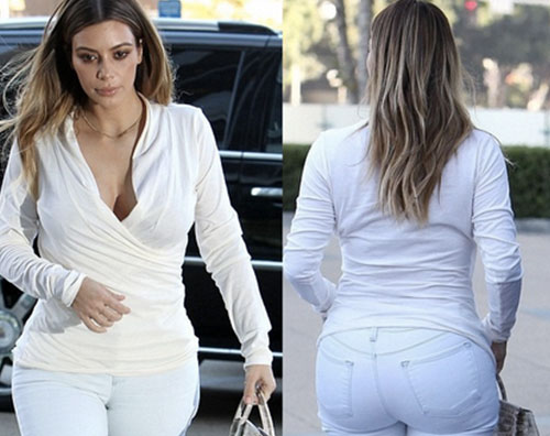 fotokim Kim Kardashian: Protesi nei glutei? Tutto falso
