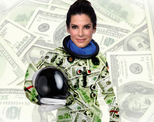 gravitysandra Sandra Bullock, 70 milioni di euro per Gravity