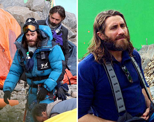 jake2 Jake Gyllenhaal è un alpinista sul set di Everest