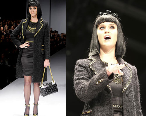 perrymoschino Katy Perry in passerella per Moschino