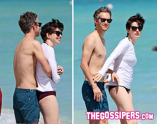 adam anne2 Anne Hathaway innamorata a Miami