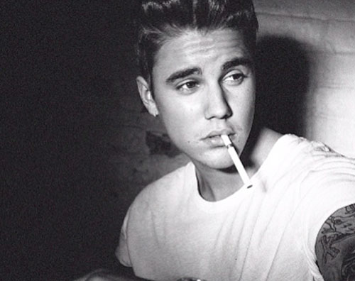 bieber1 Justin Bieber come James Dean su Instagram