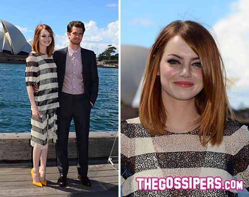 emmaandrew2 Emma Stone e Andrew Garfield a Sydney per Spiderman