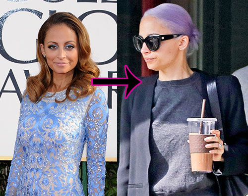 richie Nicole Richie si è tinta di lilla!