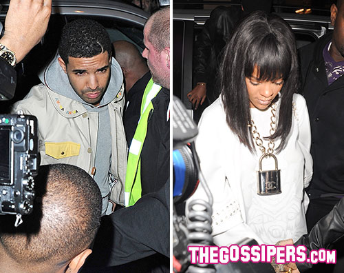 rihanna.drake  Rihanna e Drake insieme al Cirque le Soir