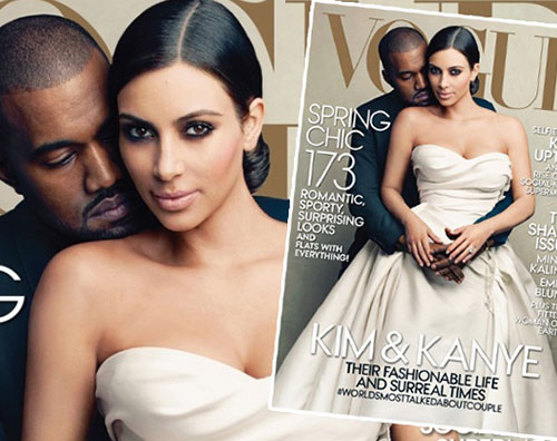 voguekimkanye2 Anche Naomi Campbell critica la copertina di Kim e Kanye