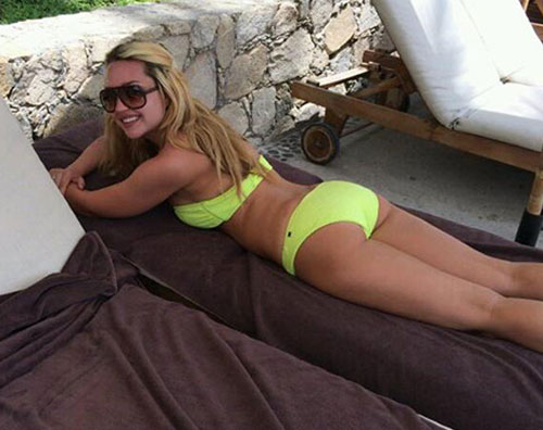 amandabynes Bikini fluo per Amanda Bynes