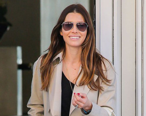 biel1 Jessica Biel sorridente a New York