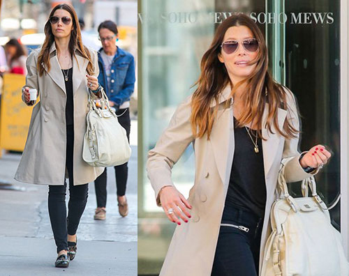 biel2 Jessica Biel sorridente a New York