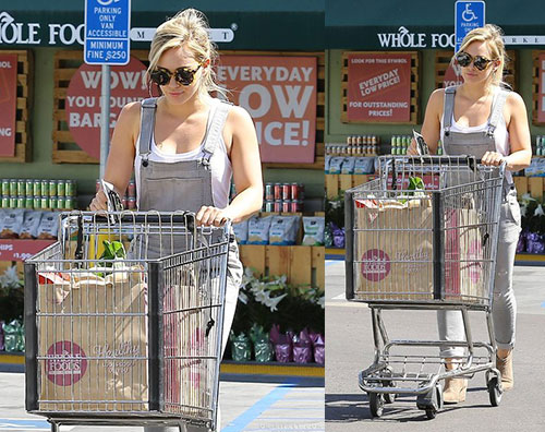 spesaduff Hilary Duff fa la spesa da Whole Foods