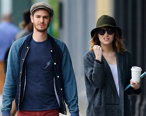 Emma Adrew Emma Stone ed Andrew Garfield passeggiano a New York