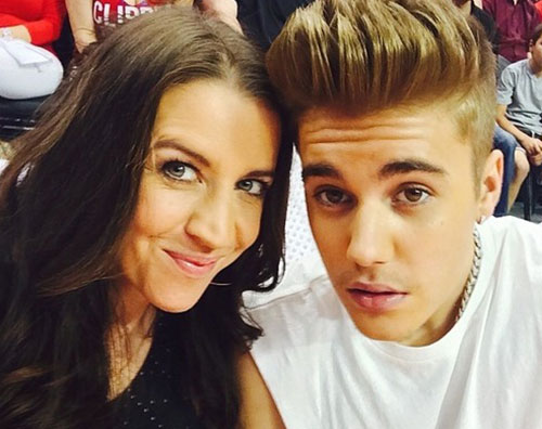 bieber mamma Justin Bieber porta la mamma a vedere i Clippers