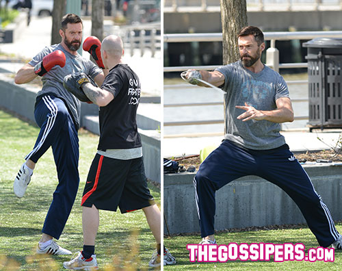 jackman2 Hugh Jackman, allenamento da pirata