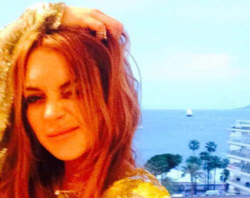 lohan3 Anche Lindsay Lohan fa tappa a Cannes