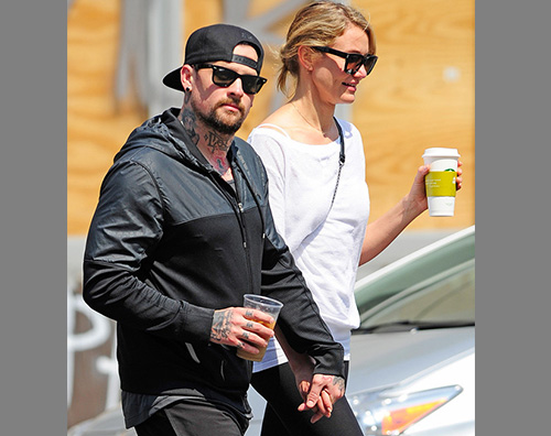 benjicam Cameron Diaz e Benji Madden mano nella mano a NYC