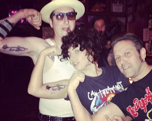 gaga tatu Tatuaggio pro jazz per Lady Gaga