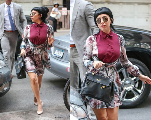 Lady Gaga irriconoscibile a New York gaga Lady Gaga irriconoscibile a New York