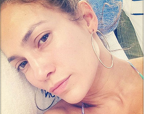 jennifer lopez senza trucco Jennifer Lopez si mostra senza trucco su Instagram