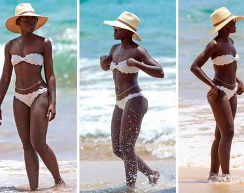 lupita bikini Prova bikini per Lupita Nyongo