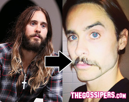 Jared Leto sfoggia i baffi su Instagram trasformazionejared Jared Leto sfoggia i baffi su Instagram