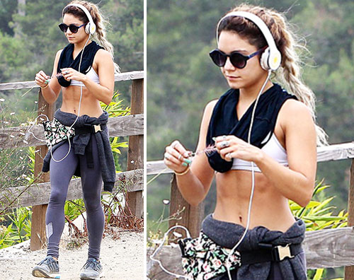 vanessafisicata Vanessa Hudgens, che addominali!