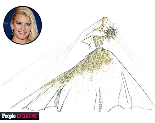 bozzettoabito Jessica Simpson è una donna sposata!