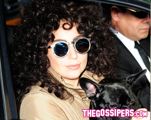 gaga1 Lady Gaga ancora afro a New York