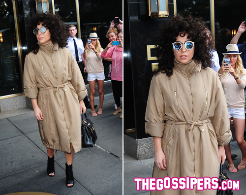 gaga21 Lady Gaga ancora afro a New York