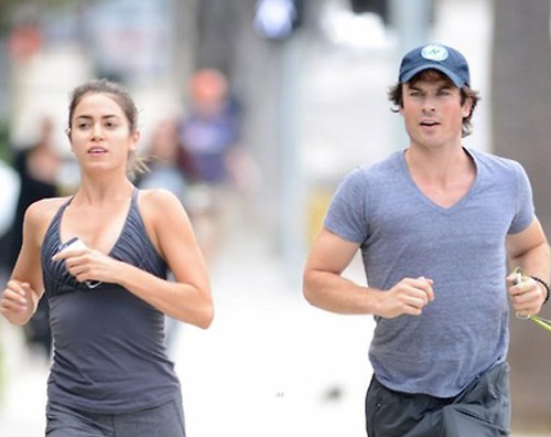ian nikki Ian Somerhalder fa jogging con Nikki Reed