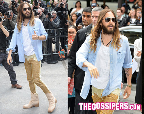 jaredleto Jared Leto è un cowboy rocker per Chanel