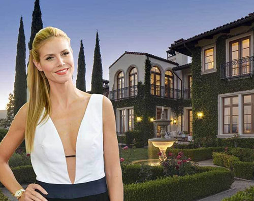 klum Heidi Klum mette in vendita la sua villa a Brentwood