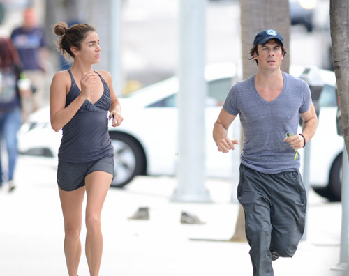 nikki ian2 Ian Somerhalder fa jogging con Nikki Reed