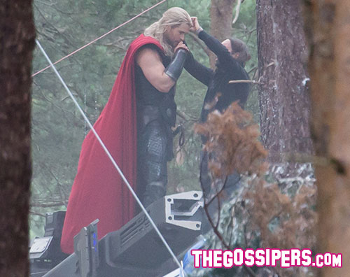 thorforcina Chris Hemsworth ancora sul set di Avengers: Age of Ultron